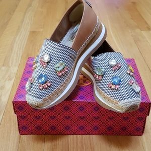 Tory Burch Daisy Crystal Slip On